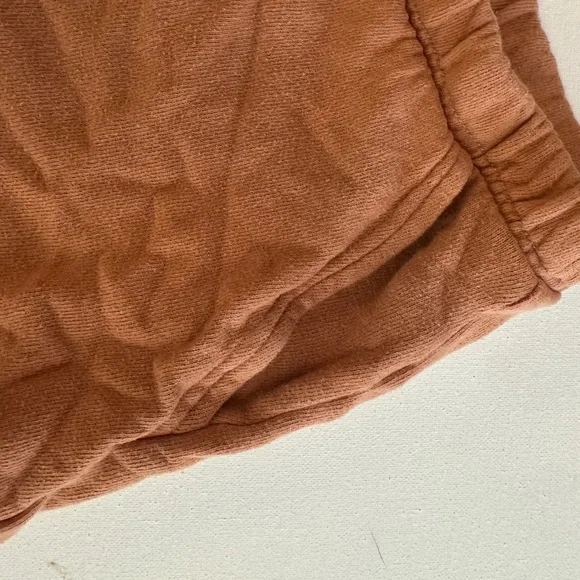 Aerie Warm Orange Lounge Shorts - Picture 3 of 4